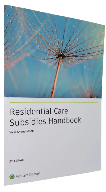 Residential Care Subsidies Handbook 2nd Edition