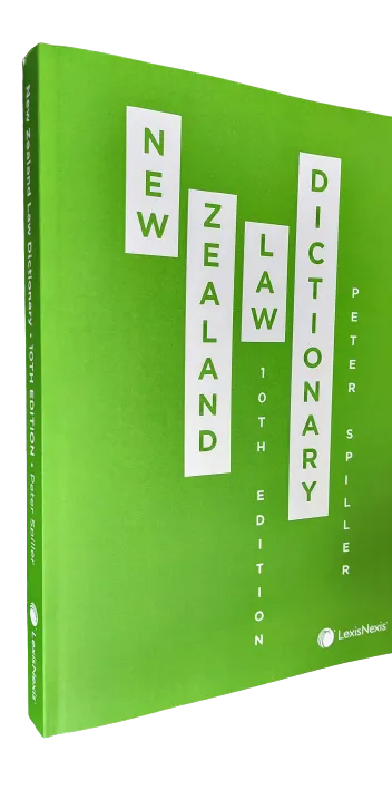 New Zealand Law Dictionary, 10th edition