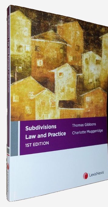 Subdivisions Law and Practice