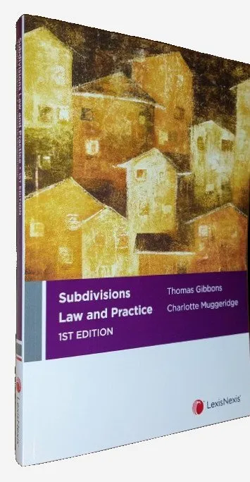 Subdivisions Law and Practice
