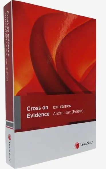 Cross on Evidence, 12th edition