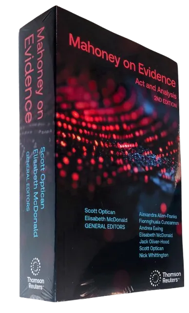 Mahoney on Evidence: Act & Analysis, 2nd edition