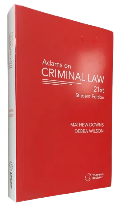 Adams on Criminal Law 21st Student Edition